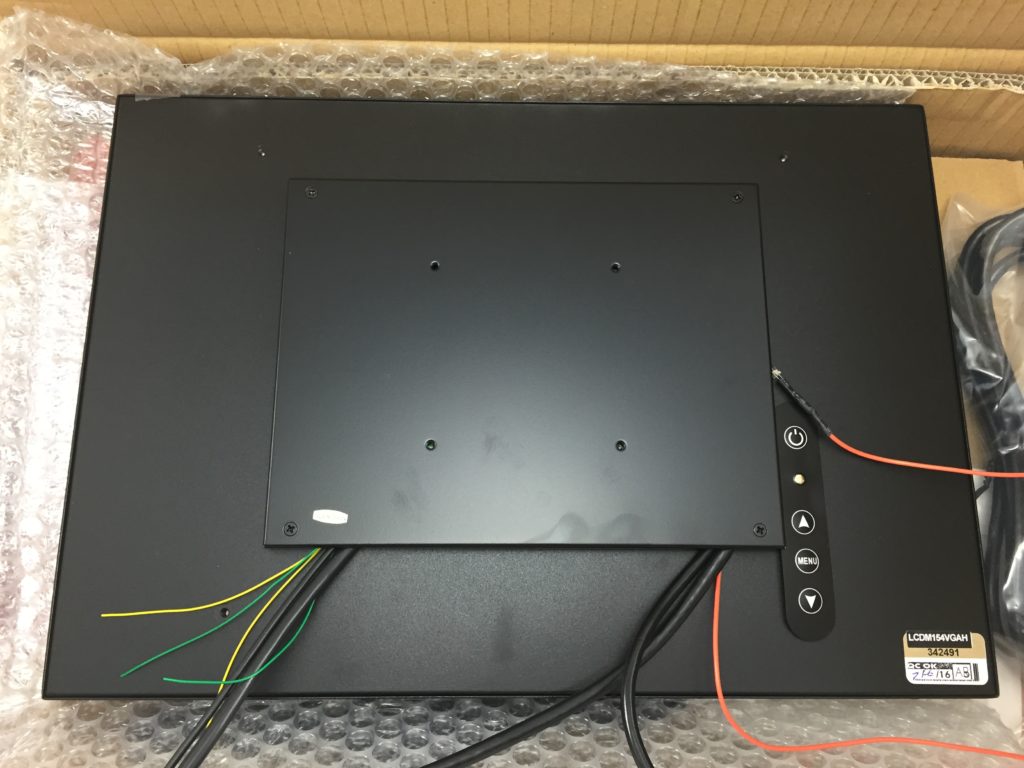 LCDM154VGAH - 15.4" LCD Monitor, VESA Mount, Video/VGA/HDMI Inputs ...