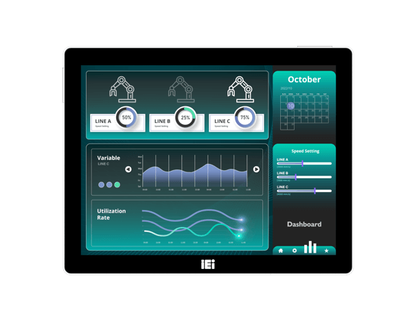 AFL4-121-ADLP - 12.1” Fanless Panel PC with Intel® Alder Lake-P & Raptor Lake-P Core™ Processor