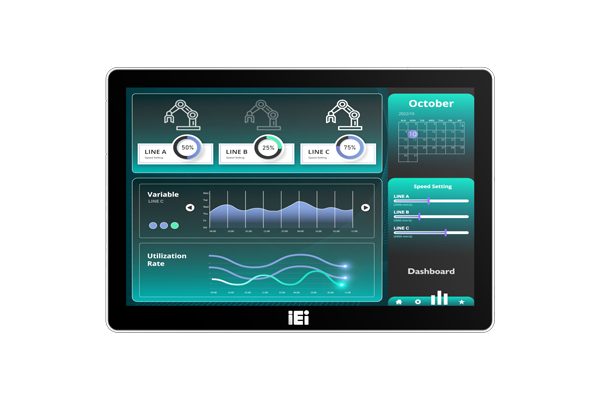 AFL4-W10-RK3568 - 10.1” Fanless Panel PC with Rockchip® RK3568 Processor, Debian10 or Android12 OS